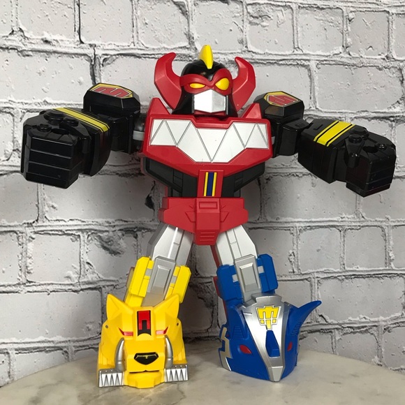 Mighty Morphin Power Rangers Megazord Hasbro Caricature Action Figure Play Toy - Picture 6 of 8